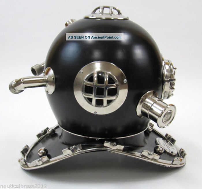 Divers Helmet Mark V (black) Navy Scuba Helmet Collectible Gift Item Telescopes photo