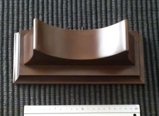 Athentic Models Marine Sailing Captains Clock Mahogany Base (clock Not Included) photo