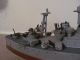 Vintage Pond Battleship Folk Art Weighted Rare Model Ships photo 4