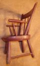 Antique Child ' S Thumb Back Windsor Potty Chair,  130 Y.  O.  (great X3 Grandfathers) 1800-1899 photo 1