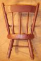 Antique Child ' S Thumb Back Windsor Potty Chair,  130 Y.  O.  (great X3 Grandfathers) 1800-1899 photo 3