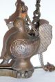 Antique Brass/bronze Hanging Bird Oil Fragrance Censer Islamic Persian Hindu Middle East photo 3
