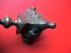 Rare Decorated Post Medieval Flemish Altar Pricket Candlestick.  Triangular Base. Metalware photo 4