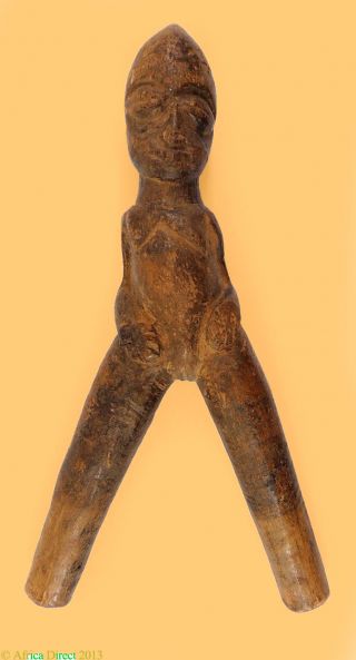 Lobi Figural Slingshot Female Figure Burkina Faso African - 4 photo