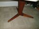Harvey Probber Mid Century Danish Marble Stone Teak End Table,  24 