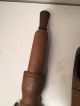 Antique Spinning Wheel Wood Parts Loom Spindle Spool Wooden Peg Primitive Naive Primitives photo 3