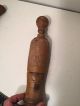 Antique Spinning Wheel Wood Parts Loom Spindle Spool Wooden Peg Primitive Naive Primitives photo 5