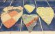 4 Primitive Hearts Vintage Cutter Quilts Various Sizes,  Colors,  Small Crafts Primitives photo 1