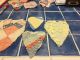 4 Primitive Hearts Vintage Cutter Quilts Various Sizes,  Colors,  Small Crafts Primitives photo 4