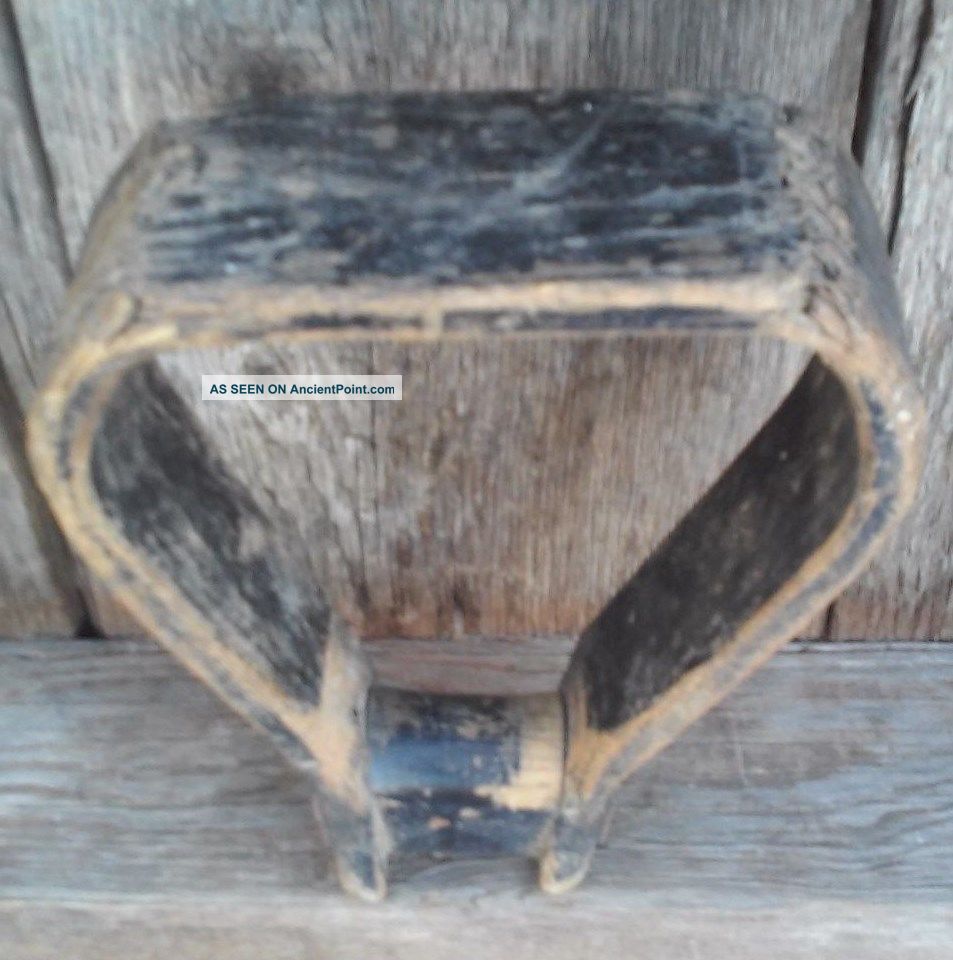 Vintage Rustic Wooden Horse Stirrup