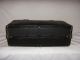 Antique Medical Surgical Physician Doctor Overnight Black Leather Bag Case Doctor Bags photo 6