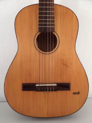 Hopf Vintage German Germany Classical Or Acoustic Old Guitar Antique 50s 60s photo