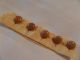 Antique Celluloid Bakelite Caramel Butterscotch Set 5 Button 5/8 
