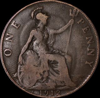 1912 Penny Rms Titanic Coin Old British Bronze Vintage Ship - Posted From Belfast photo