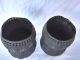 Pr.  18th/19th Century Persian Islamic Embossed Bronze Metal Vases/urns Metalware photo 3