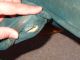 Matching 2 Mcm Ekornes Stressless Chairs & Ottomans - Forest Green Suede Mid-Century Modernism photo 8