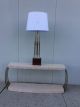Rare Laurel Brass And Walnut Modernist Tall Lamp Parzinger Era Mid-Century Modernism photo 1
