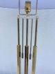 Rare Laurel Brass And Walnut Modernist Tall Lamp Parzinger Era Mid-Century Modernism photo 7