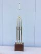 Rare Laurel Brass And Walnut Modernist Tall Lamp Parzinger Era Mid-Century Modernism photo 8