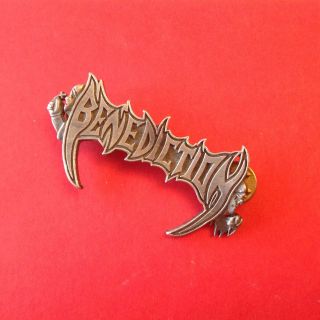 Metal Detector ' Beach Finds ' A Really Unusual ' Benidiction ' Double Pin - Brooch photo