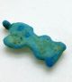 Egyptian Glazed Faience Composition Amarna Bes Amulet Circa 1353 - 1336 Bc Vf Egyptian photo 1