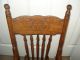Antique Oak Rocking Chair (child Size) With Cane Seat Circa 1900 1900-1950 photo 1