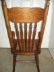 Antique Oak Rocking Chair (child Size) With Cane Seat Circa 1900 1900-1950 photo 2