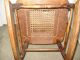 Antique Oak Rocking Chair (child Size) With Cane Seat Circa 1900 1900-1950 photo 7