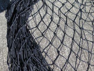 5 Feet X 16 Feet Black Salmon Alaskan Seine Net Fishing Fish Netting (n233) photo