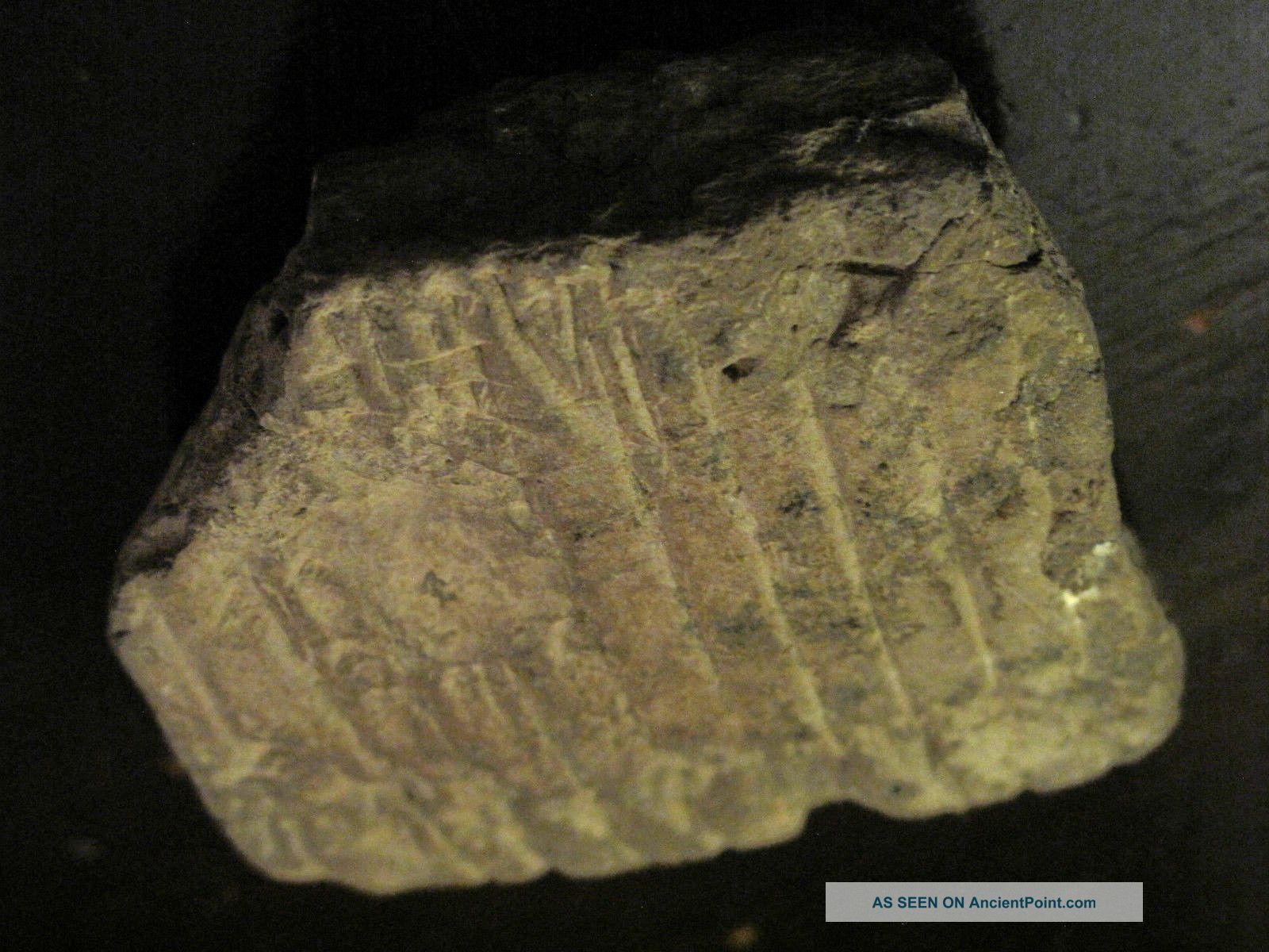 C4000 Bc Ancient Manuscript Clay Tablet Sumerian Cuneiform Paleography Writing Near Eastern photo