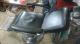 3 Barber Chairs 1 1920s Reliance Leathre Barber & 2 - 1958 Leather Waiting Room Post-1950 photo 8