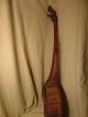 Really Bizarre Antique 6 String Carved Wood Banjo Found In A Barn - Estate Fresh String photo 3