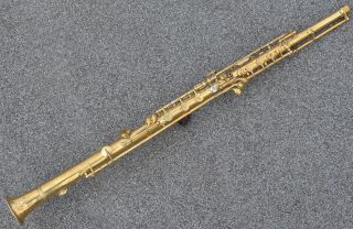Antique Gautrot Marquet French Brass Soprano Bb Sarrusophone - 1850 photo