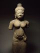 Khmer Sandstone Female Deity ' Uma ',  Angkor ' Baphuon ' Style,  Cambodia 11/12th C. Statues photo 3