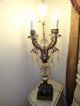 Antique Rare Chandelier Lamp 1 Of A Kind Crystals,  Marble Vintage Nr Chandeliers, Fixtures, Sconces photo 9