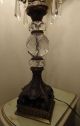 Antique Rare Chandelier Lamp 1 Of A Kind Crystals,  Marble Vintage Nr Chandeliers, Fixtures, Sconces photo 2