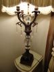Antique Rare Chandelier Lamp 1 Of A Kind Crystals,  Marble Vintage Nr Chandeliers, Fixtures, Sconces photo 6