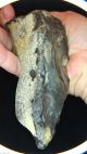 Large Acheulian Unifacial Dual Point Chopper,  Found Nr Swanscombe,  Kent A665 Neolithic & Paleolithic photo 1