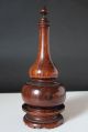 Antique Chinese Wooden Bottle Daoguang On Sculpted Stand Islamic Religion Vases photo 1