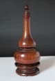 Antique Chinese Wooden Bottle Daoguang On Sculpted Stand Islamic Religion Vases photo 2
