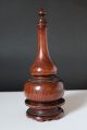 Antique Chinese Wooden Bottle Daoguang On Sculpted Stand Islamic Religion Vases photo 3