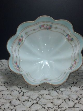 Vintage Nippon Tri Footed Bowl In Unique Color Pattern photo