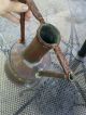 Antique Watering Tin Pitcher Copper Metal Pot Spout Hammered Moorish 1800 ' S Rare Garden photo 6