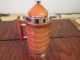 Antique German Made Albi Thermos/with Glass Insert/good Condition Mid-Century Modernism photo 2