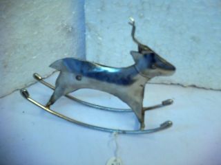 Ethnic Antique Decorative Traditional Iron Nickel Animal Deer Home Decor India photo