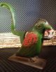 Rare Figural Parrot Bird Nut Cracker Tool Excellent Heavy Cast Iron As Doorstop Metalware photo 2