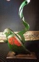 Rare Figural Parrot Bird Nut Cracker Tool Excellent Heavy Cast Iron As Doorstop Metalware photo 6