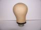 Vintage Millenery Mannequin Head Canvas Cloth Hat Stand Wig Form Industrial Molds photo 1