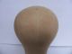 Vintage Millenery Mannequin Head Canvas Cloth Hat Stand Wig Form Industrial Molds photo 3
