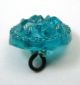 Antique Charmstring Button Aqua Candy Mold W/ Radiant Back Mold Buttons photo 1